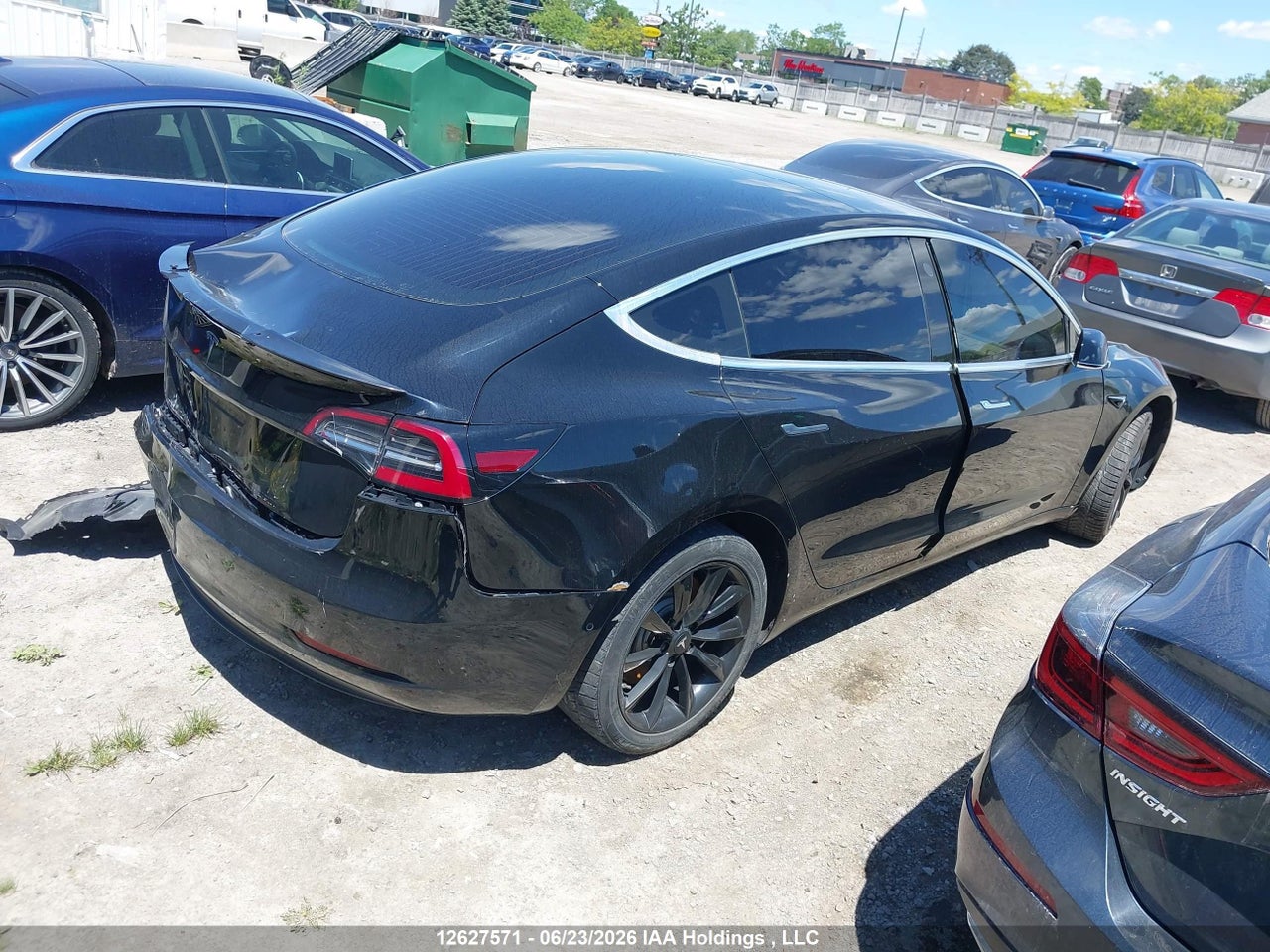 5YJ3E1EA6JF171361 · 2018 TESLA MODEL 3 LONG RANGE/MID RANGE · 4/18