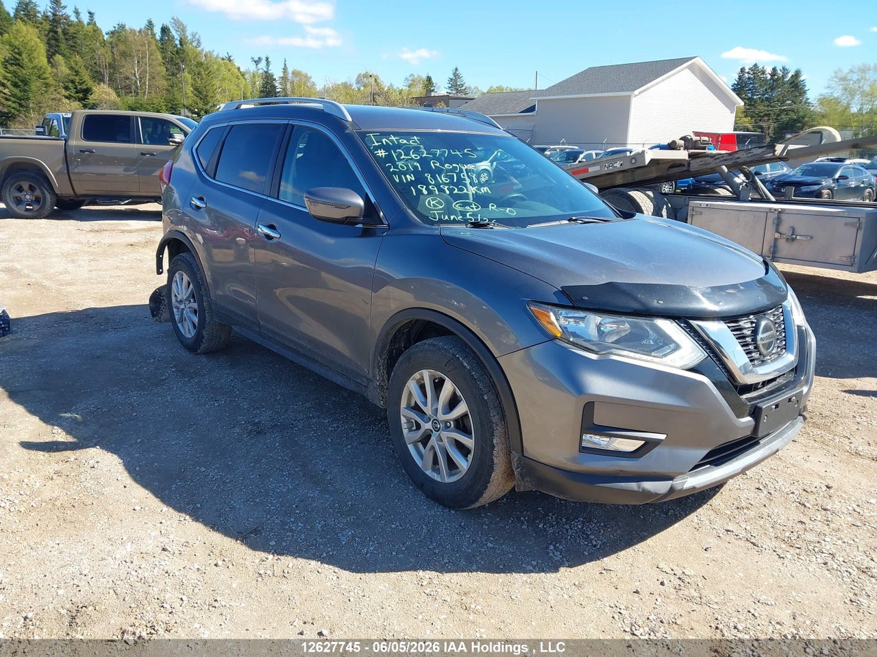 5N1AT2MV3KC816758 · 2019 NISSAN ROGUE S/SL/SV