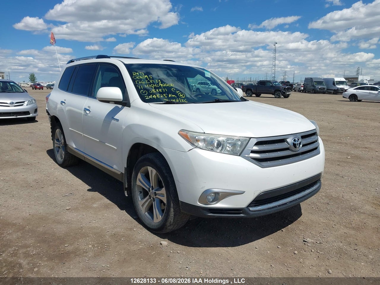 5TDDK3EH8BS058871 · 2011 TOYOTA HIGHLANDER LIMITED