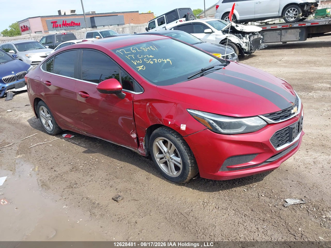 3G1BE5SM7HS567049 · 2017 CHEVROLET CRUZE LT AUTO