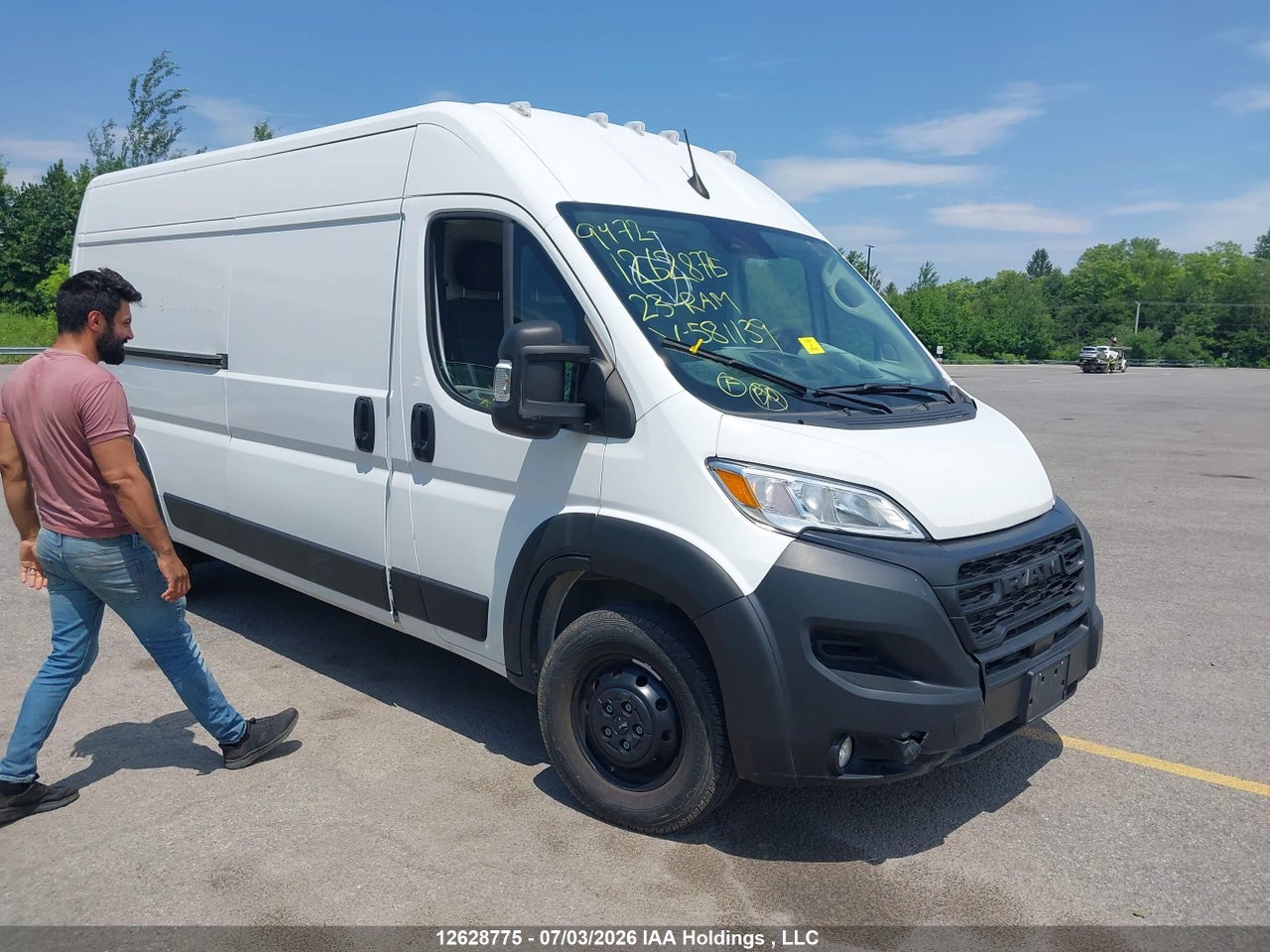 3C6LRVDG7PE581139 · 2023 RAM PROMASTER 2500 2500 HIGH