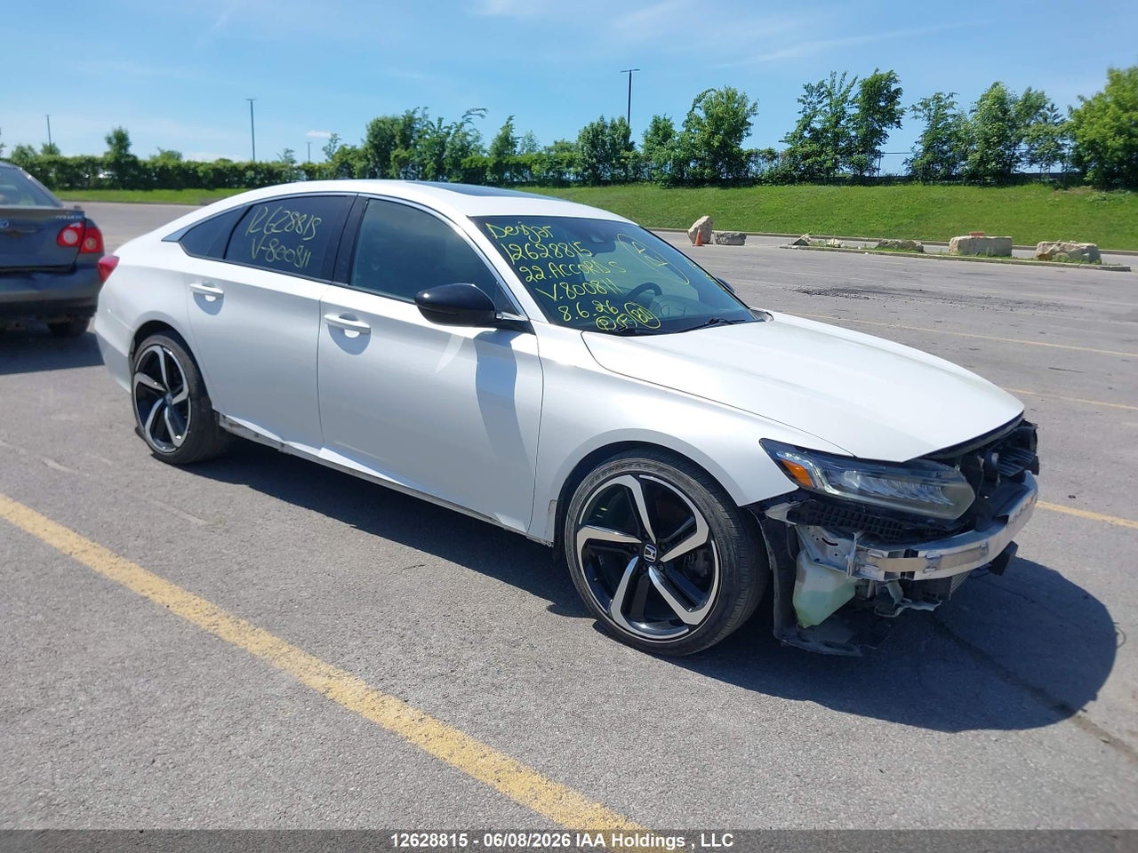1HGCV2F35NA800811 · 2022 HONDA ACCORD SPORT