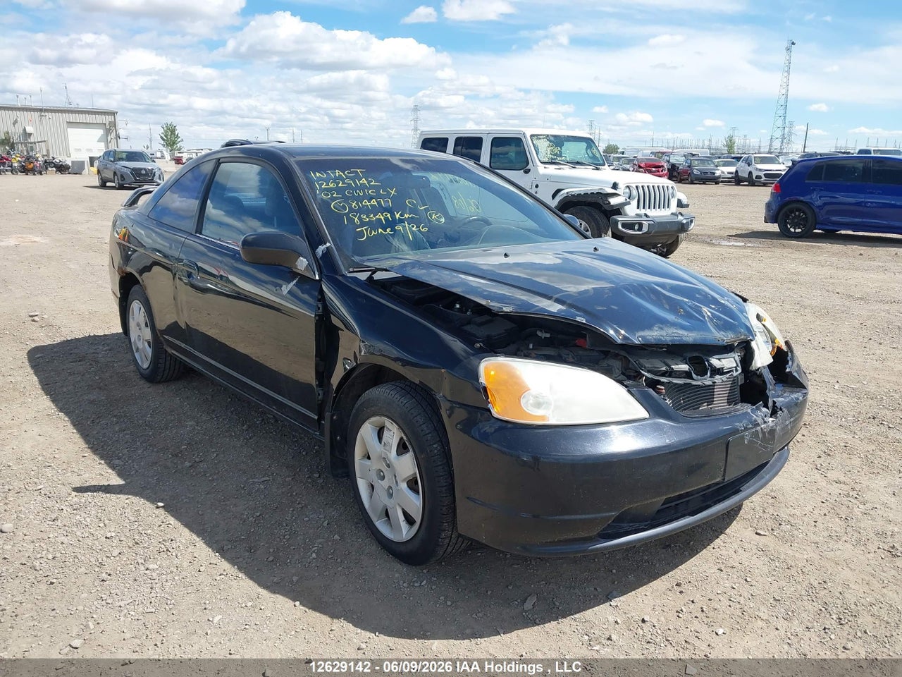 1HGEM22582L814477 · 2002 HONDA CIVIC LX