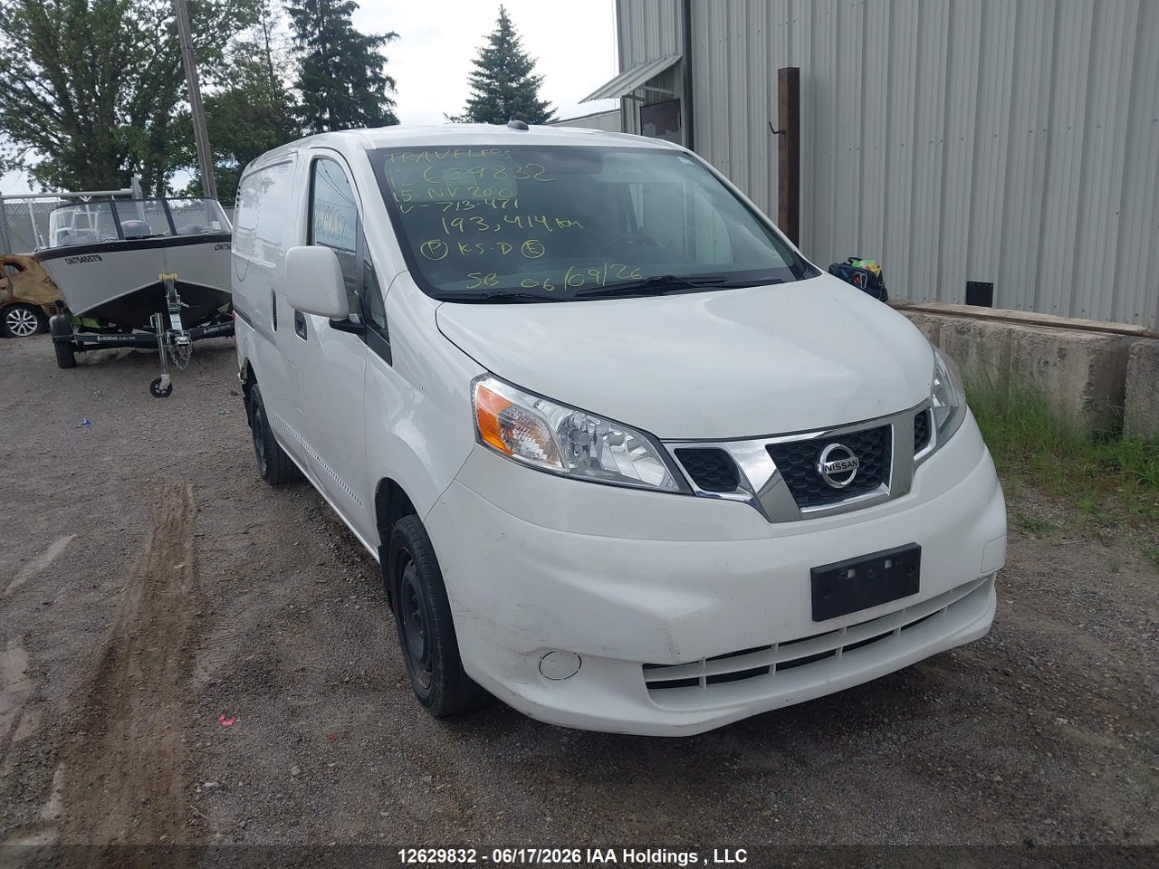3N6CM0KN6FK713624 · 2015 NISSAN NV200 2.5S/2.5SV