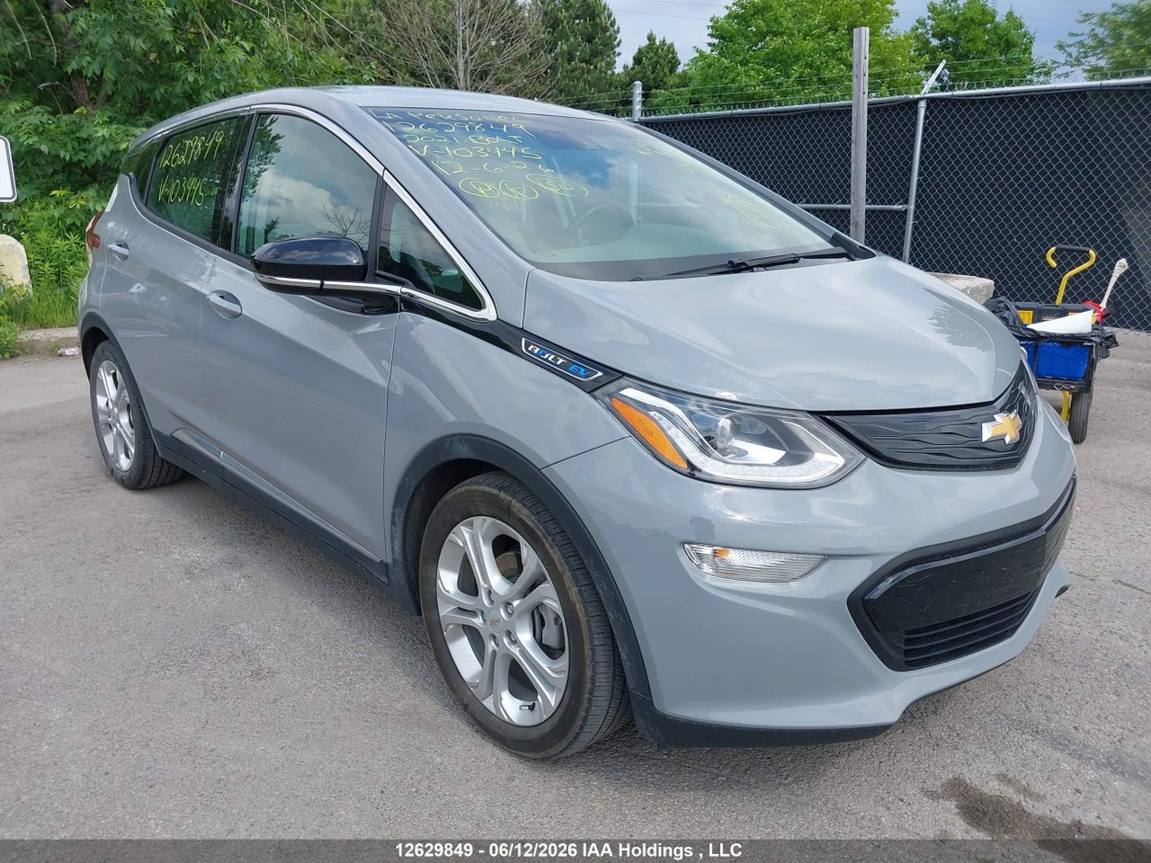 1G1FY6S00M4103445 · 2021 CHEVROLET BOLT EV LT