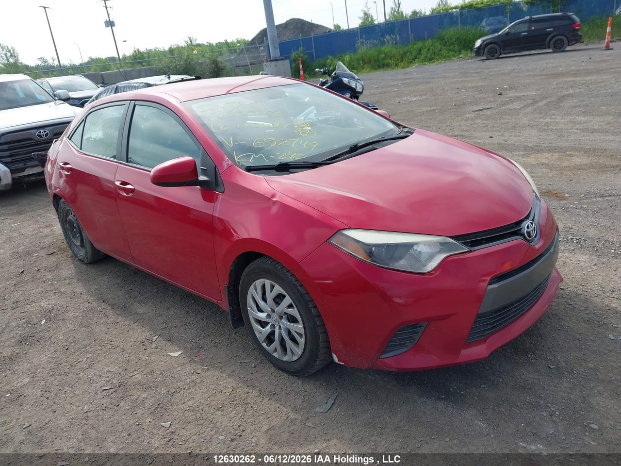 2T1BURHE3GC632749 · 2016 TOYOTA COROLLA LE