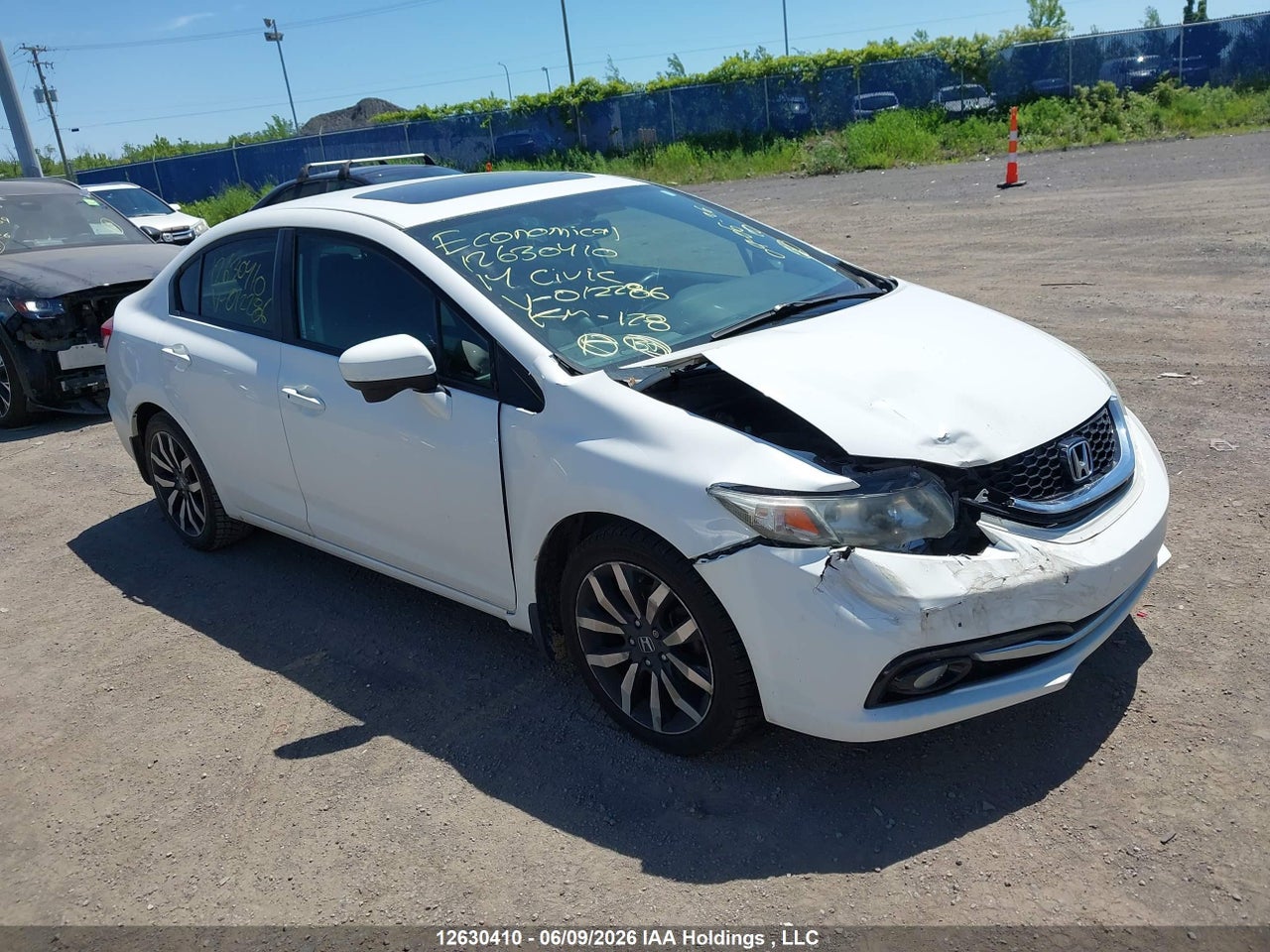 2HGFB2F72EH012286 · 2014 HONDA Civic touring