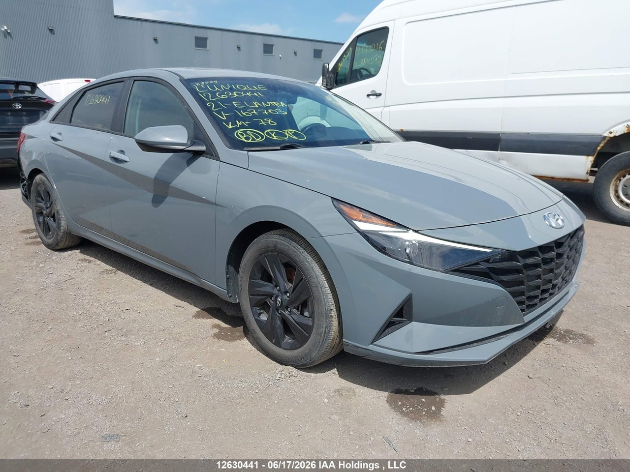 KMHLM4AG2MU167703 · 2021 HYUNDAI ELANTRA PREFERRED IVT WITH SUN AND TECH PACKAGE