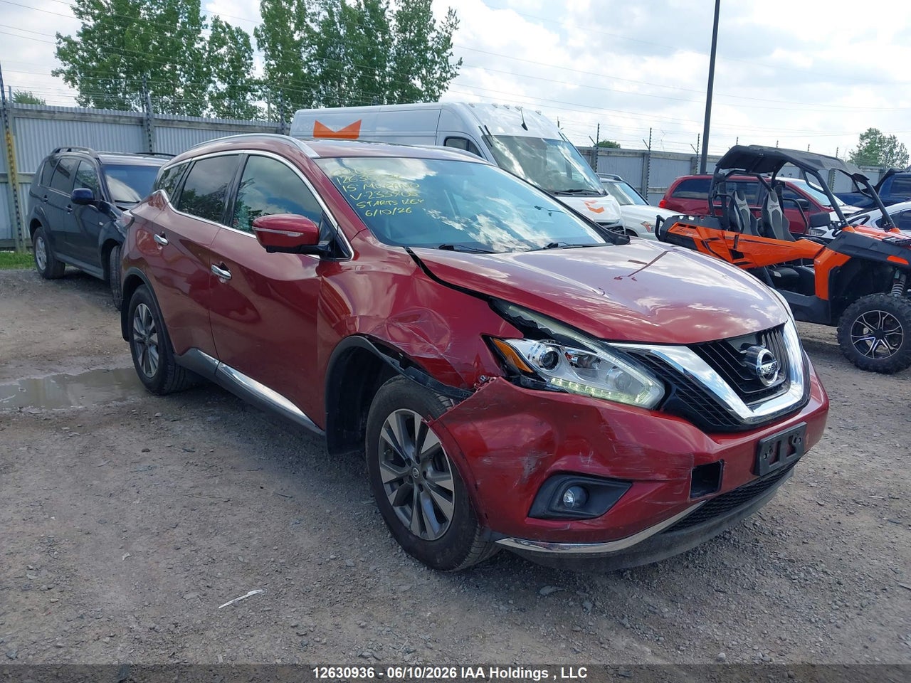 5N1AZ2MH7FN233905 · 2015 NISSAN MURANO PLATINUM/SL/SV