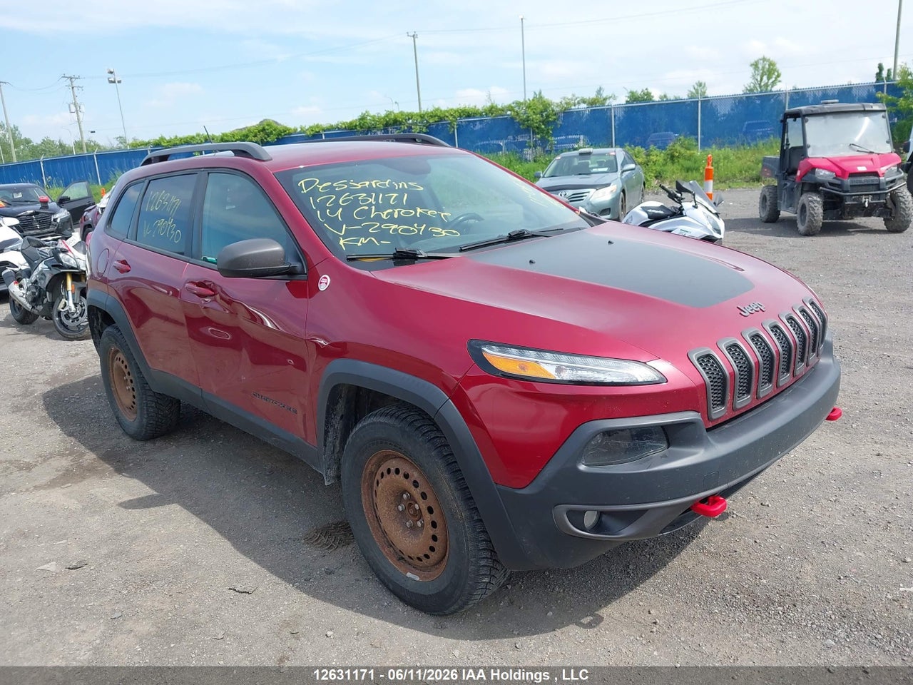 1C4PJMBS6EW290430 · 2014 JEEP CHEROKEE TRAILHAWK