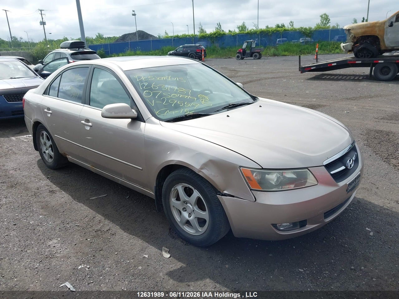 5NPET46C77H295519 · 2007 HYUNDAI SONATA GLS
