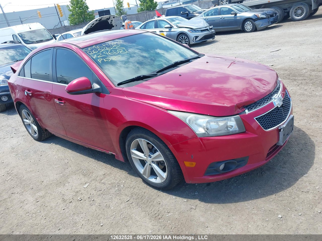 1G1PH5SCXC7296581 · 2012 CHEVROLET CRUZE LTZ