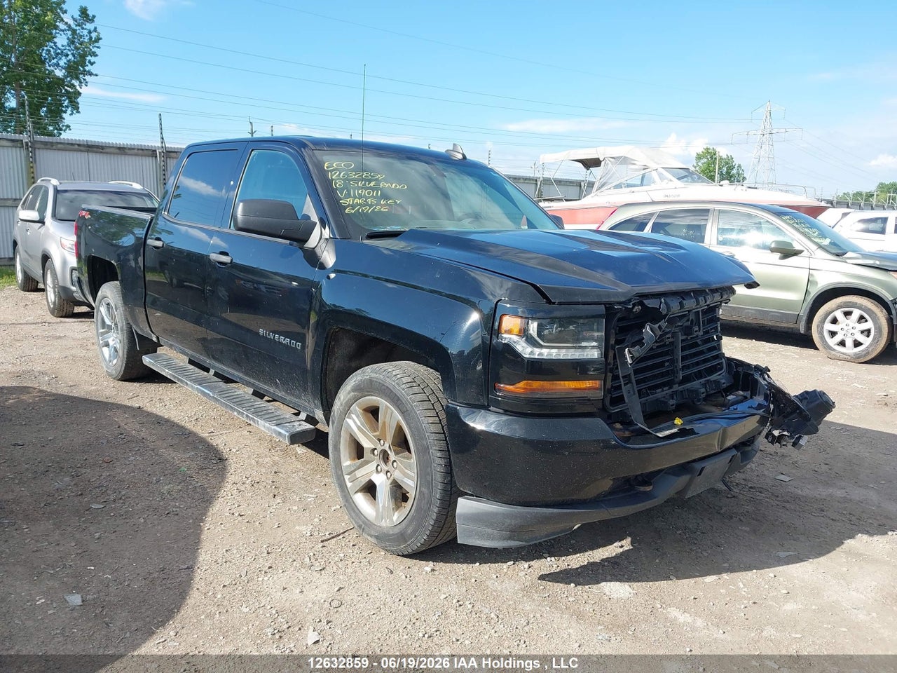 3GCUKPEC0JG119011 · 2018 CHEVROLET SILVERADO 1500 CUSTOM