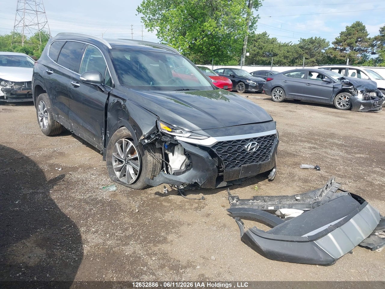 5NMS3CAA7KH081865 · 2019 HYUNDAI SANTA FE LUXURY