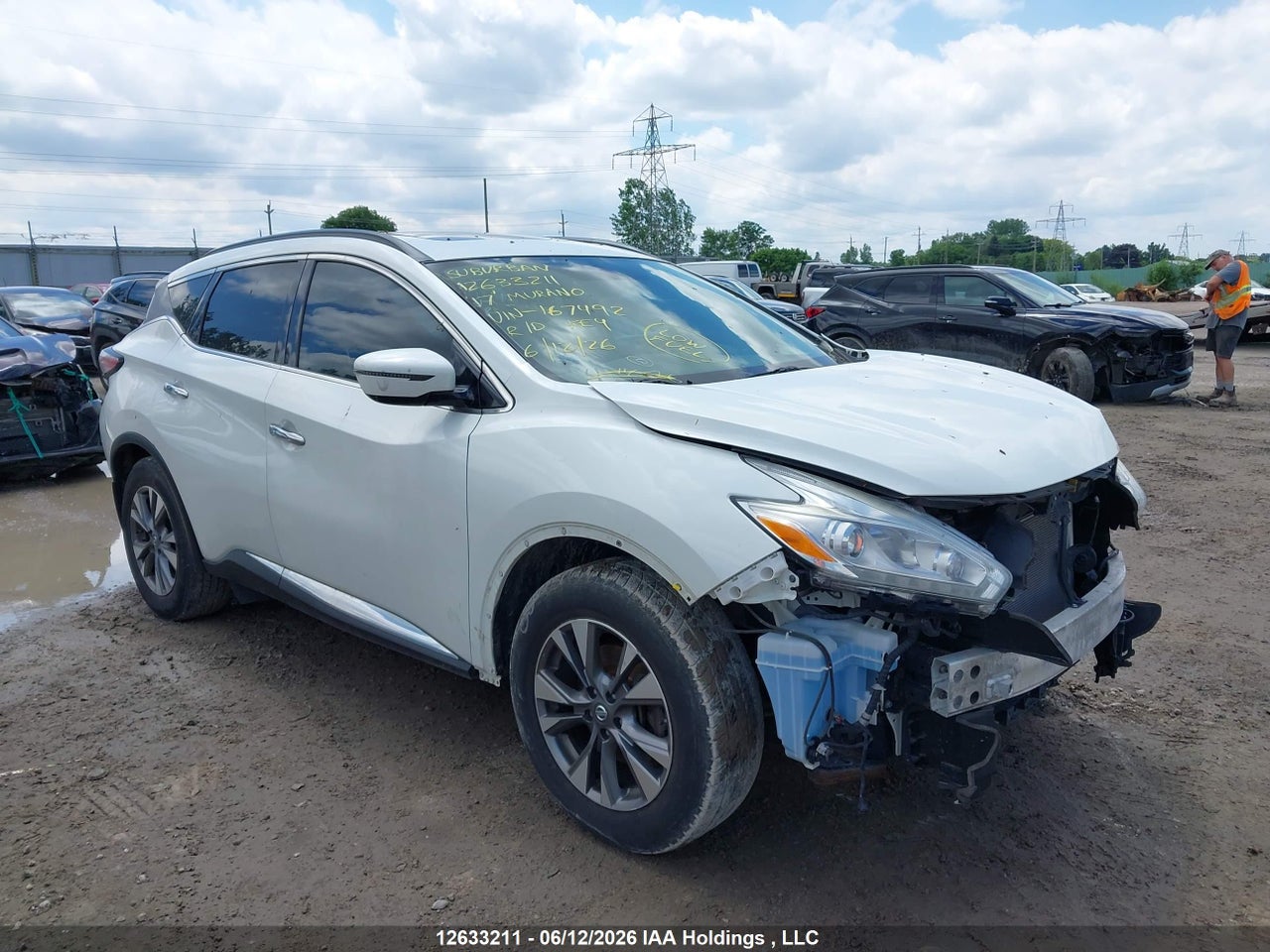 5N1AZ2MH2HN167492 · 2017 NISSAN MURANO PLATINUM/SL/SV