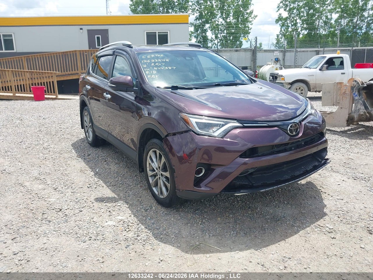 2T3DFREV1GW444387 · 2016 TOYOTA RAV4 LIMITED