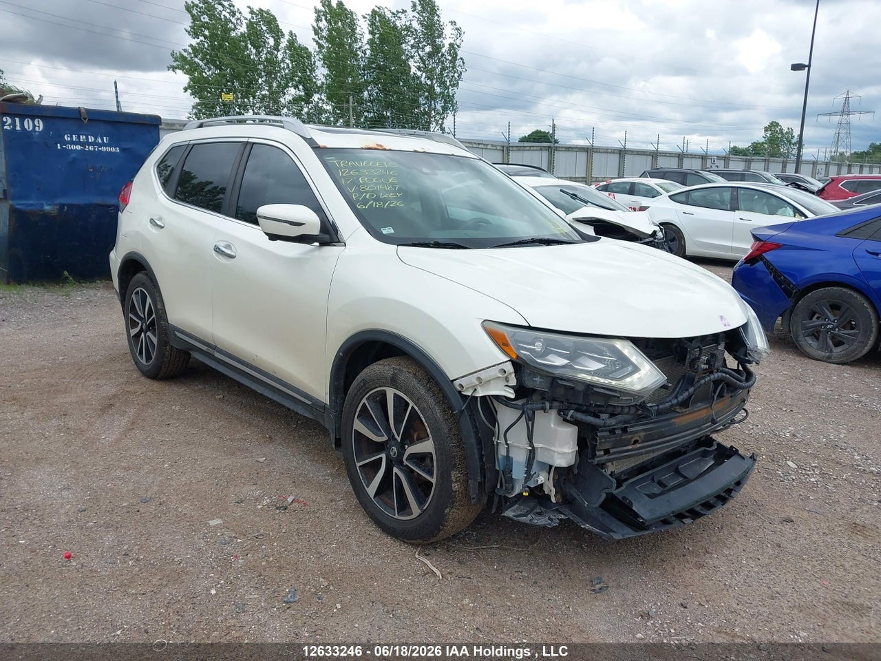 5N1AT2MVXHC801487 · 2017 NISSAN ROGUE S/SL PLATINUM/SV