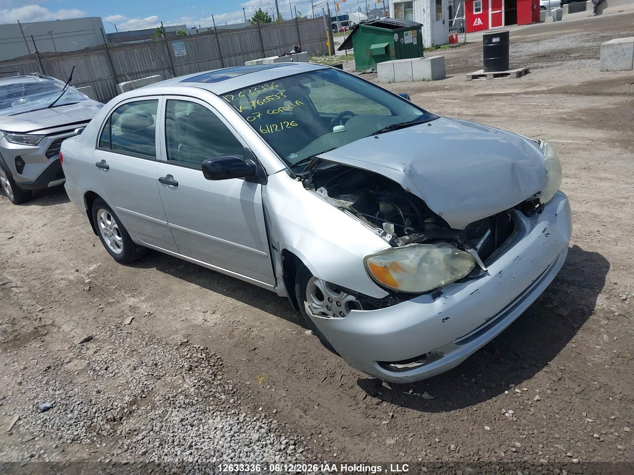 2T1BR32E77C760533 · 2007 TOYOTA COROLLA CE/LE/SPORT