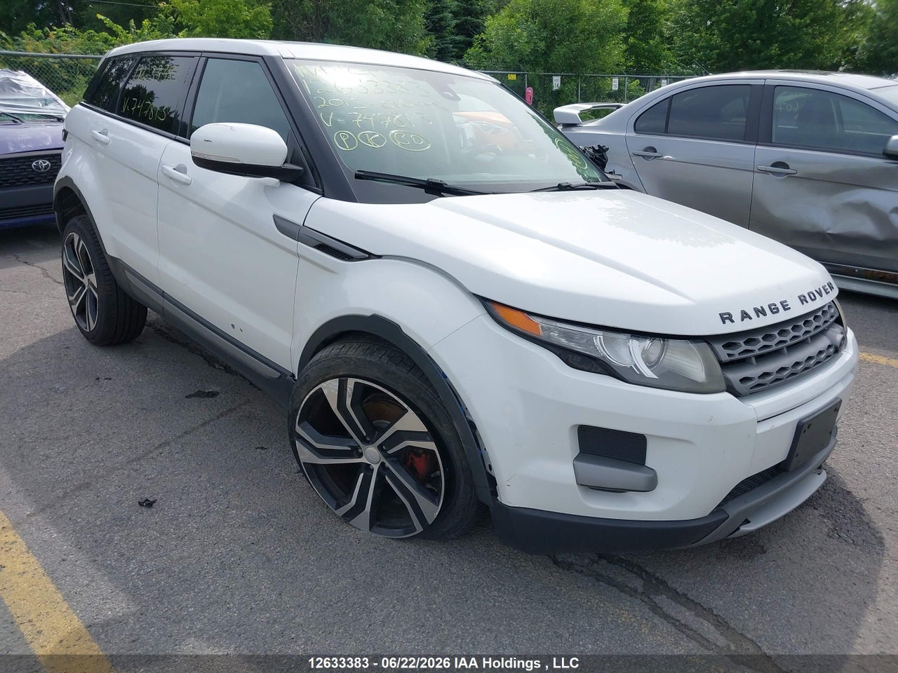 SALVN2BG8DH747813 · 2013 LAND ROVER RANGE ROVER EVOQUE PURE