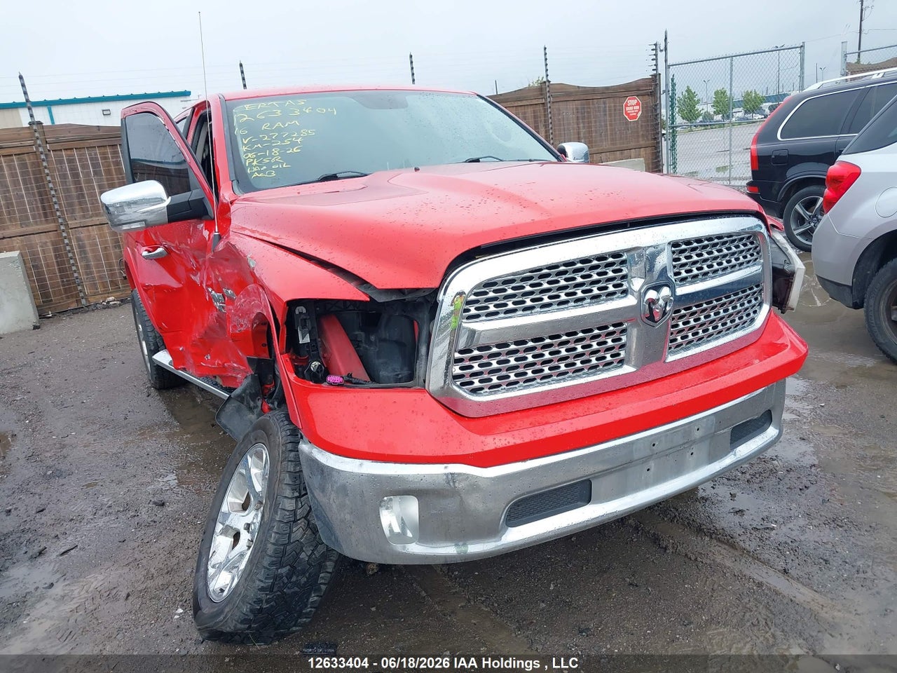 1C6RR7NT1GS277285 · 2016 RAM 1500 LARAMIE