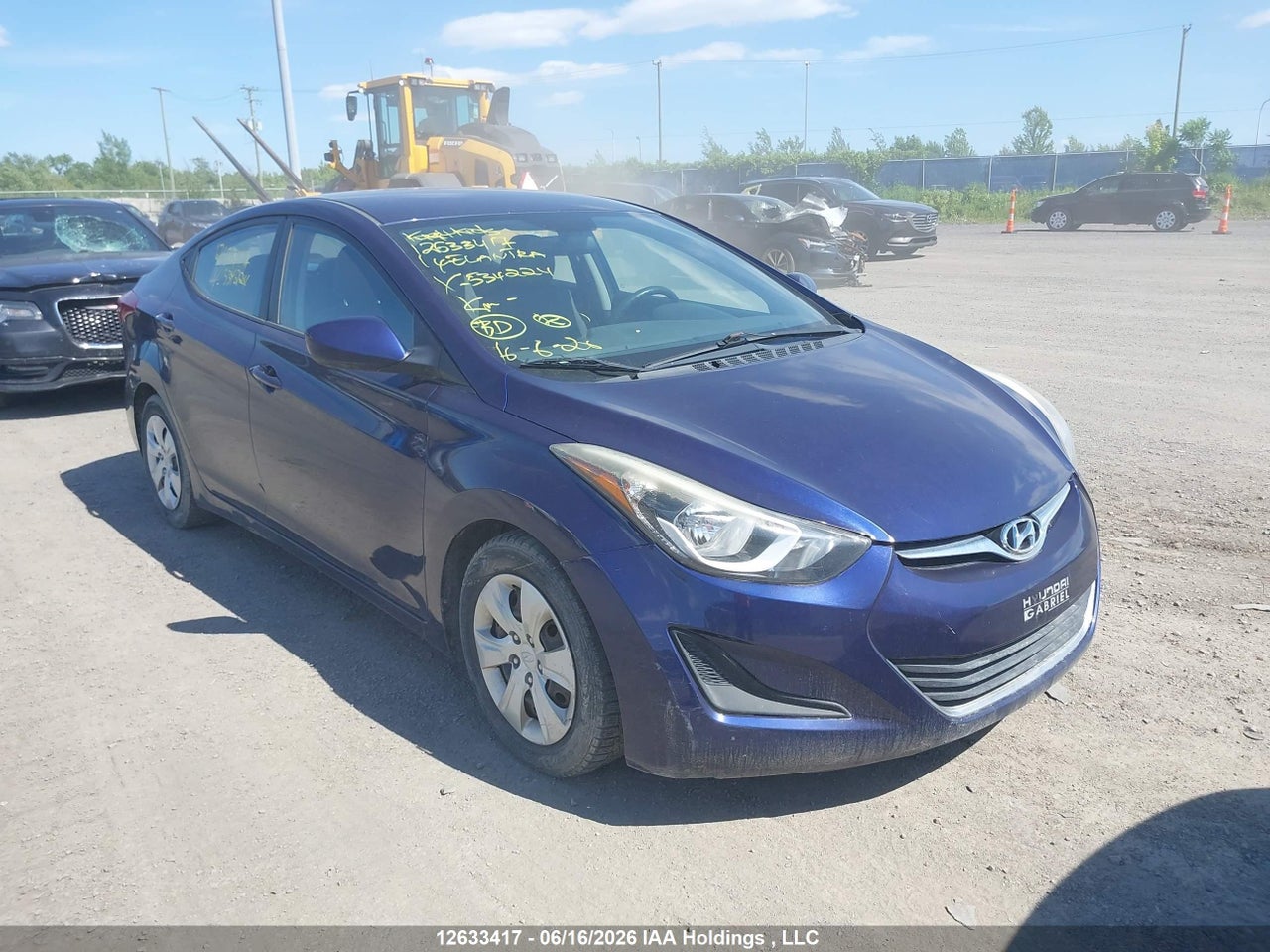 5NPDH4AE8EH534224 · 2014 HYUNDAI ELANTRA LIMITED