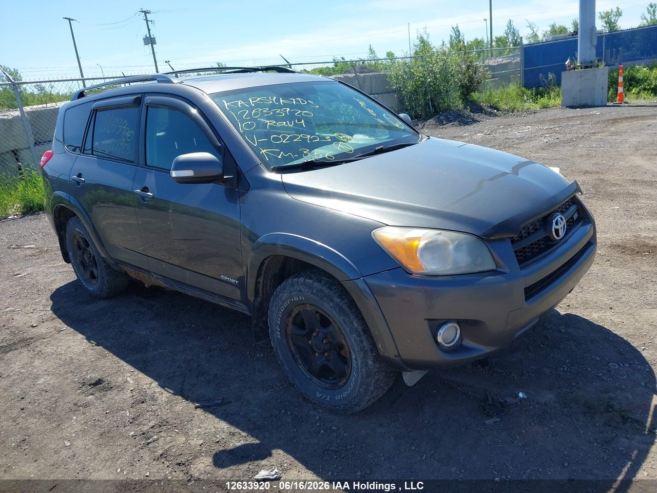 2T3RK4DV8AW022923 · 2010 TOYOTA RAV4 SPORT