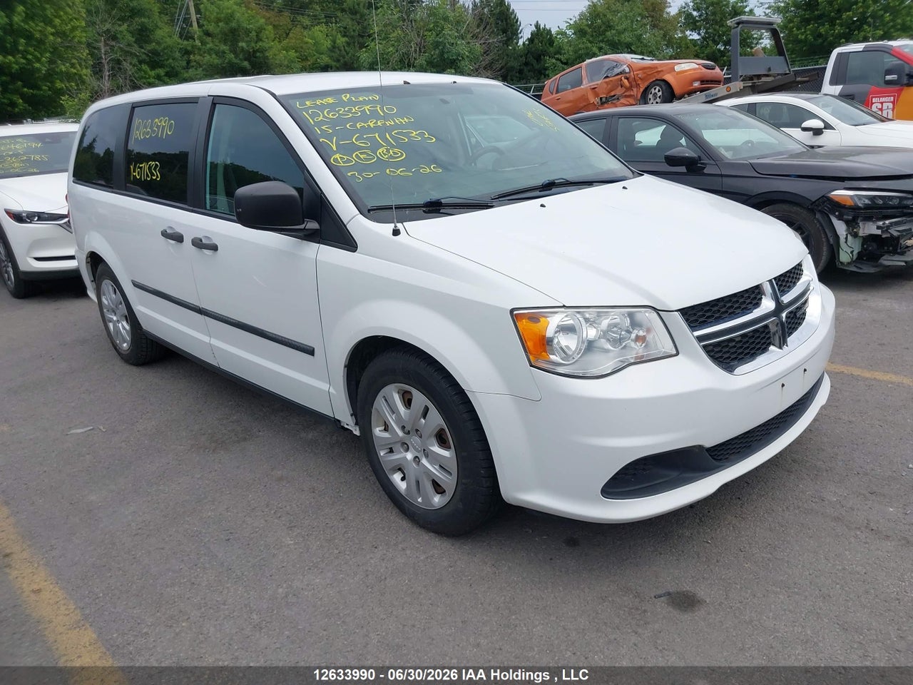 2C4RDGBG5FR671533 · 2015 DODGE GRAND CARAVAN SE