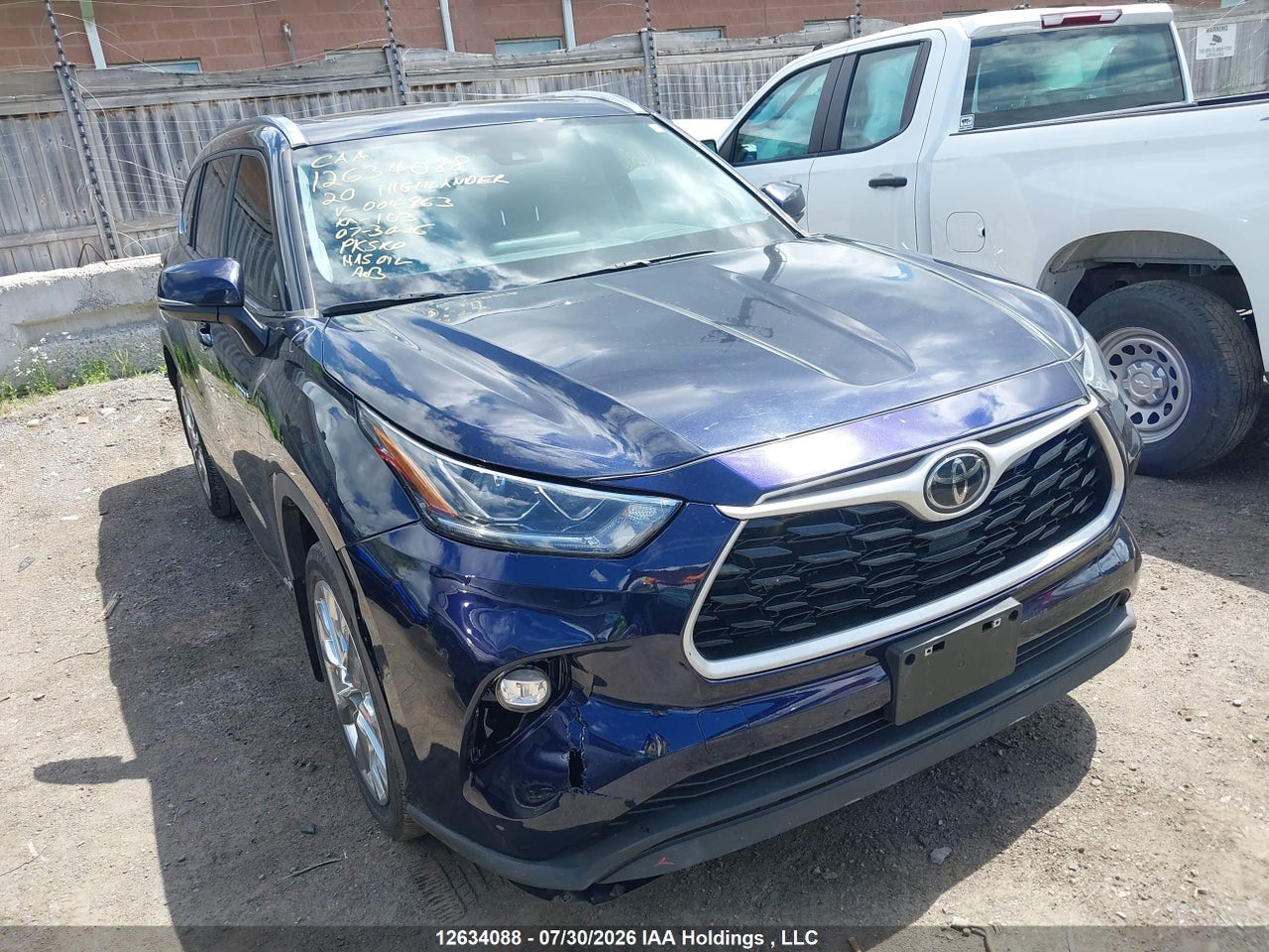 5TDDBRCH4LS004863 · 2020 TOYOTA HIGHLANDER HYBRID LIMITED