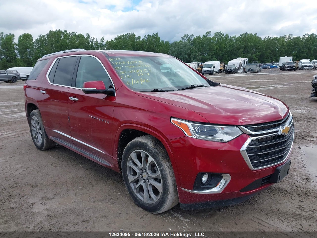 1GNEVKKW9LJ218951 · 2020 CHEVROLET TRAVERSE PREMIER