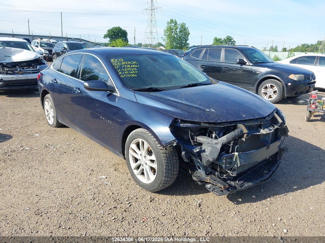 1G1ZE5ST4HF139126 · 2017 CHEVROLET MALIBU 1LT
