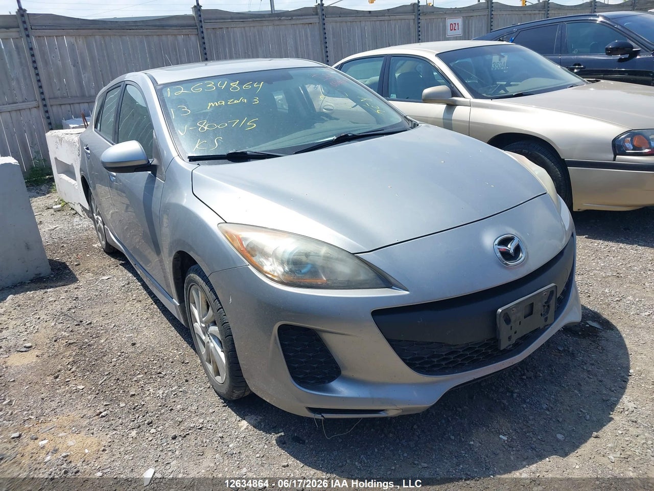 JM1BL1L79D1800715 · 2013 MAZDA MAZDA3 GS-SKY