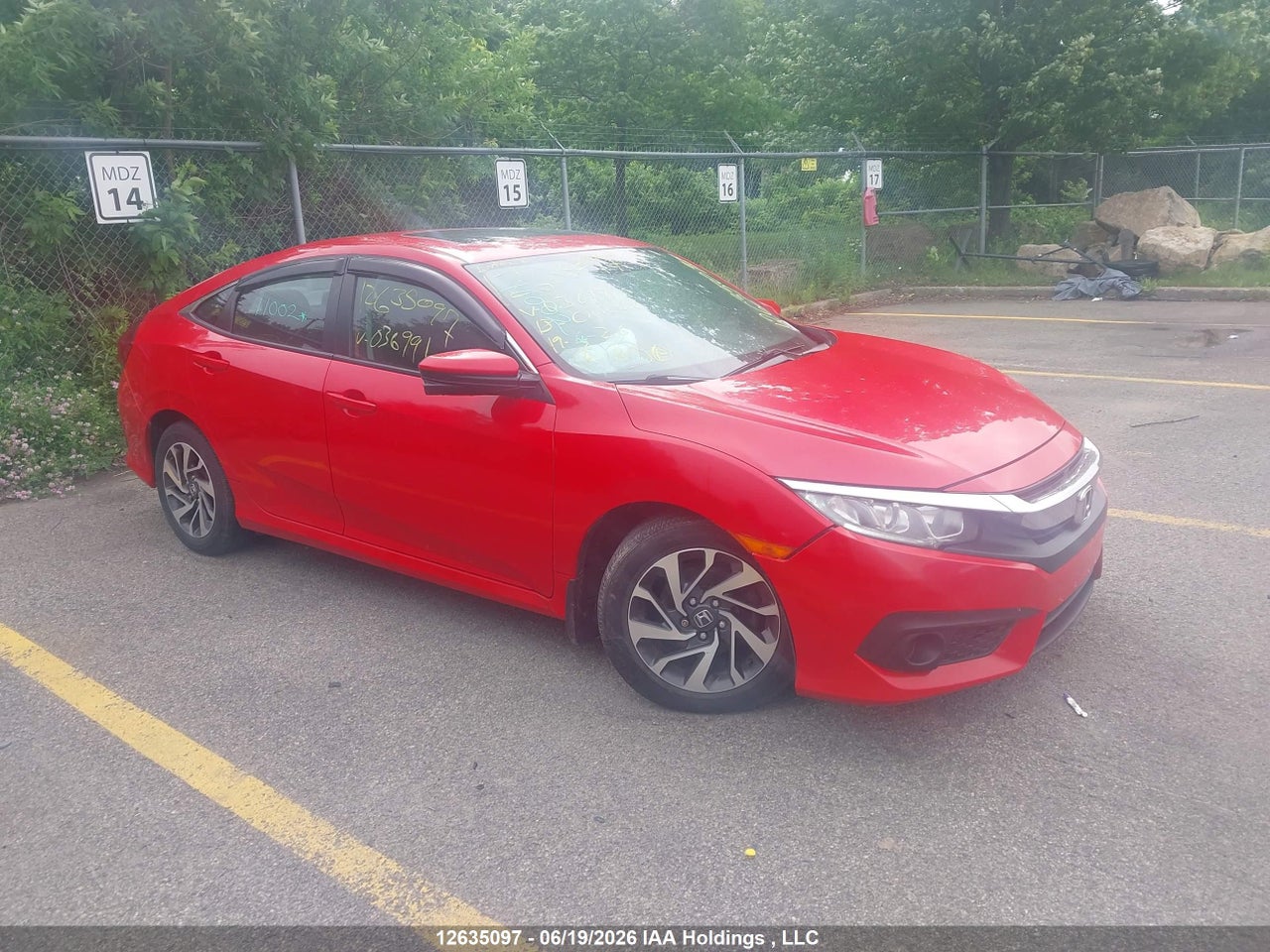 2HGFC2F80JH036991 · 2018 HONDA CIVIC EX