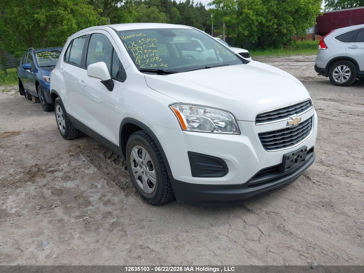 3GNCJKSB6DL199026 · 2013 CHEVROLET TRAX LS
