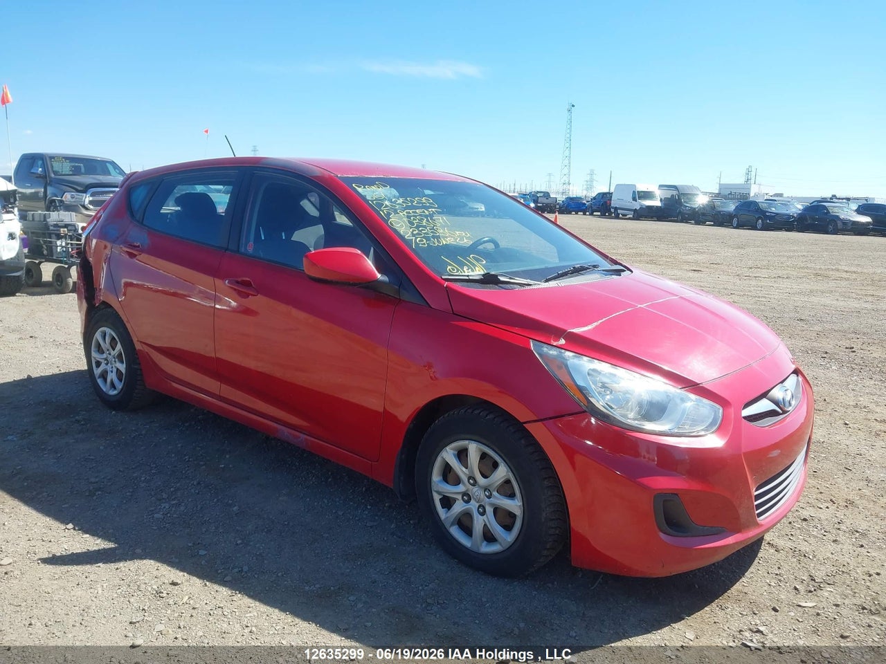KMHCT5AE9CU038671 · 2012 HYUNDAI ACCENT GL