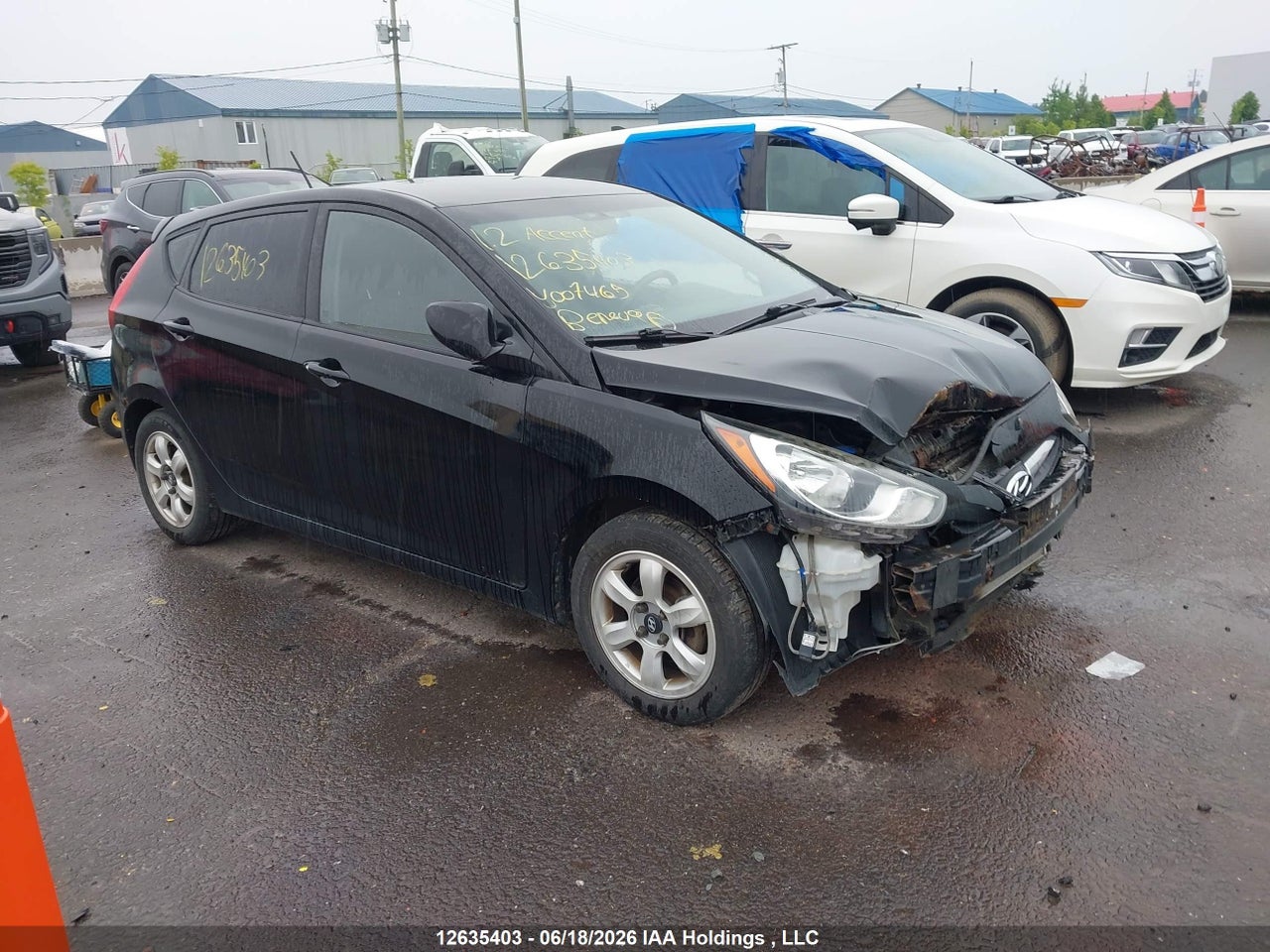 KMHCT5AE5CU007465 · 2012 HYUNDAI ACCENT GL