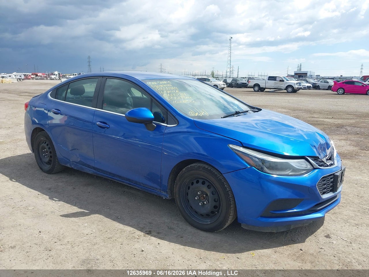 3G1BE5SMXGS600737 · 2016 CHEVROLET CRUZE LT AUTO