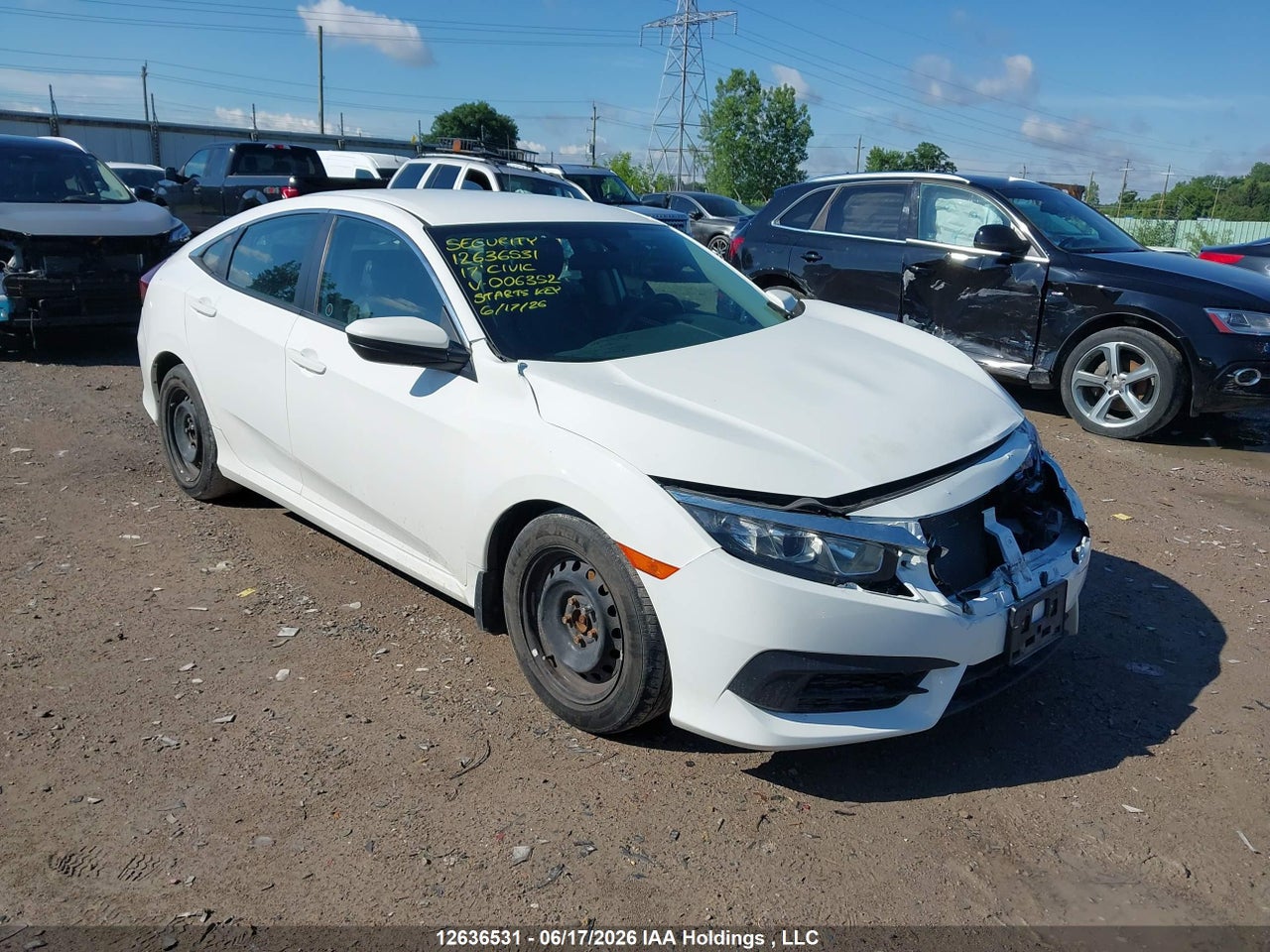 2HGFC2F53HH006352 · 2017 HONDA CIVIC LX