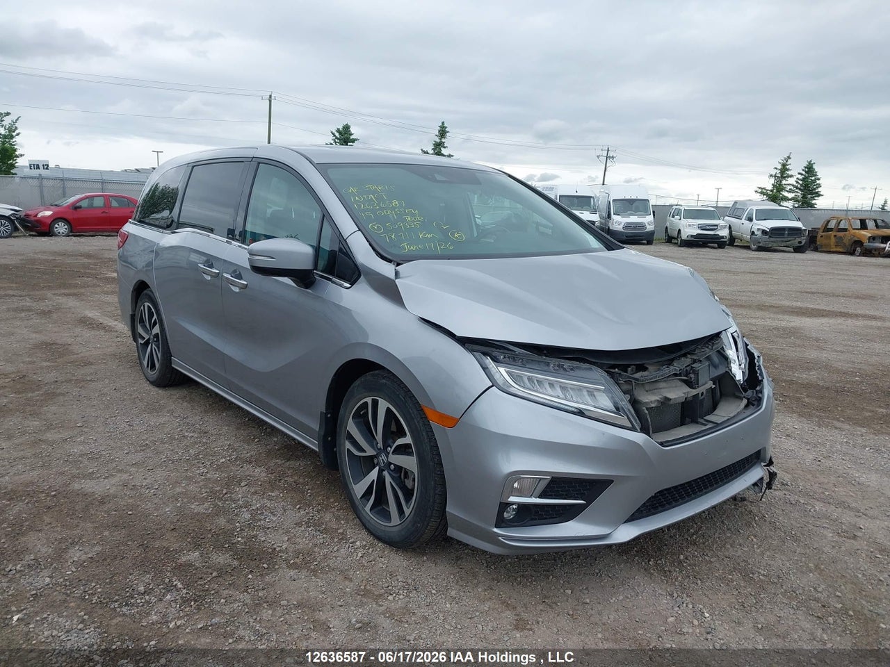 5FNRL6H8XKB509335 · 2019 HONDA ODYSSEY TOURING