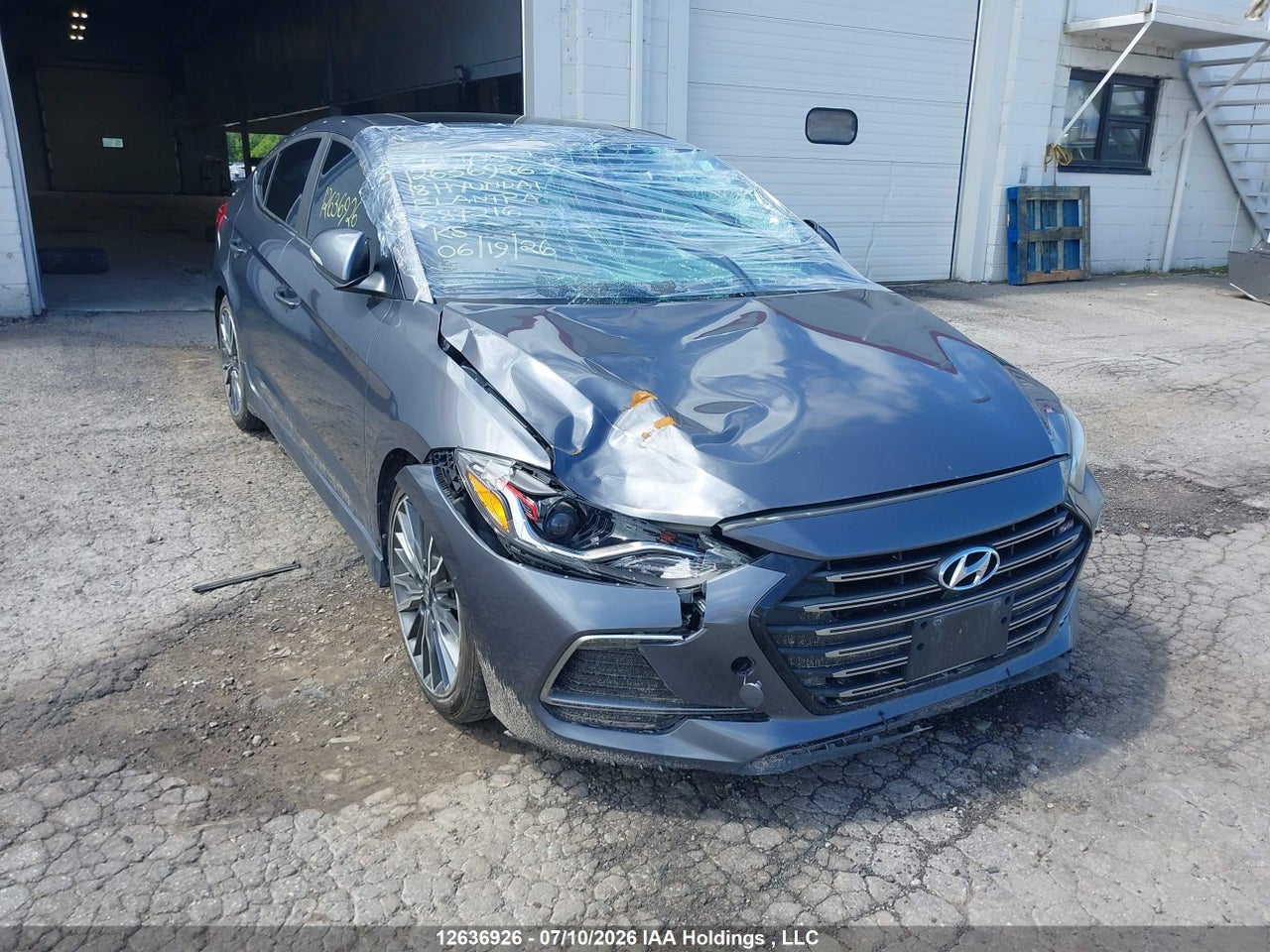 KMHD04LB9JU687216 · 2018 HYUNDAI ELANTRA SPORT