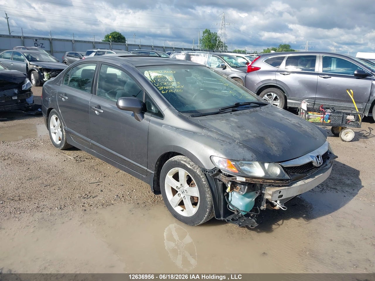 2HGFA1F64BH015223 · 2011 HONDA CIVIC LX-S