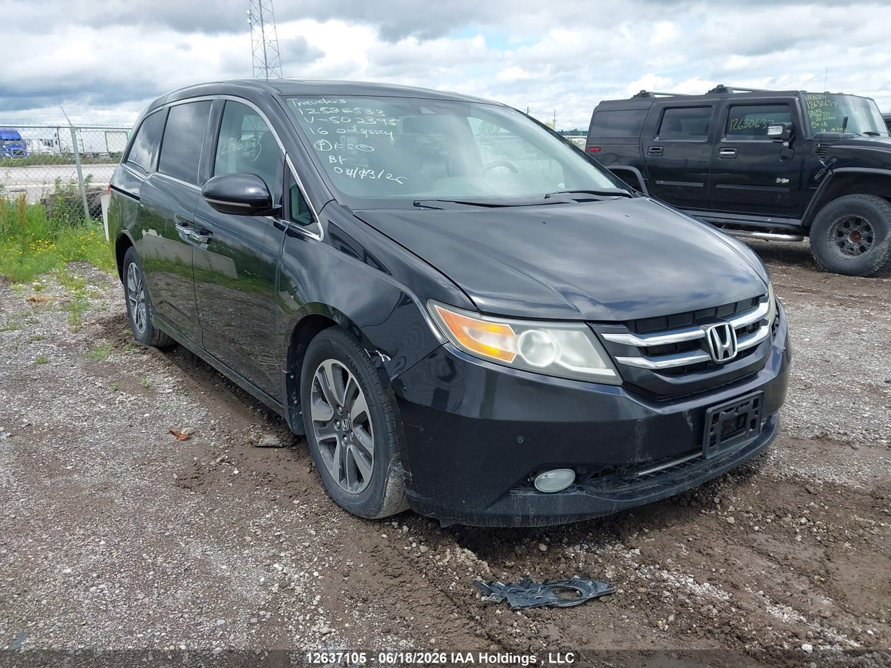 5FNRL5H91GB502395 · 2016 HONDA ODYSSEY TOURING