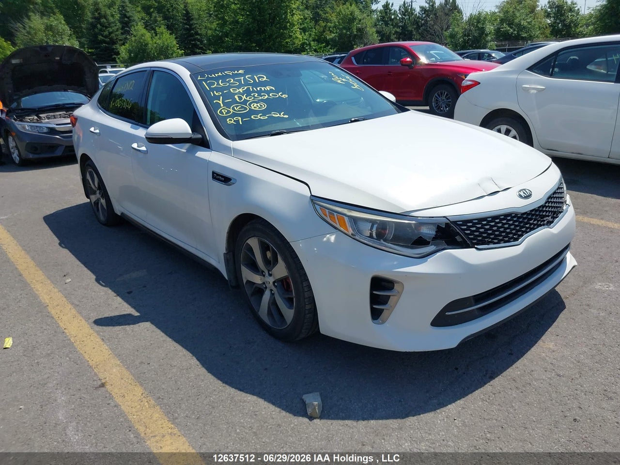 5XXGW4L20GG063206 · 2016 KIA OPTIMA SX TURBO