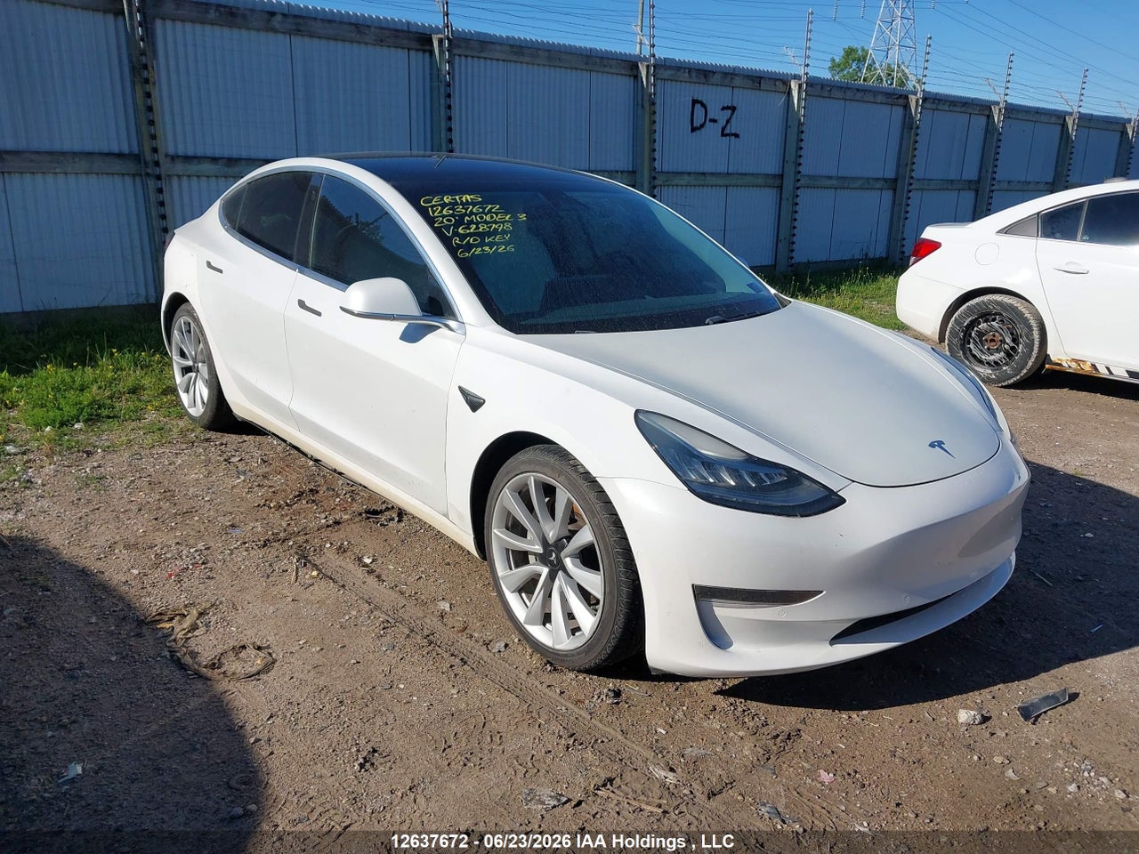 5YJ3E1EB3LF628798 · 2020 TESLA MODEL 3 LONG RANGE DUAL MOTOR ALL-WHEEL DRIVE