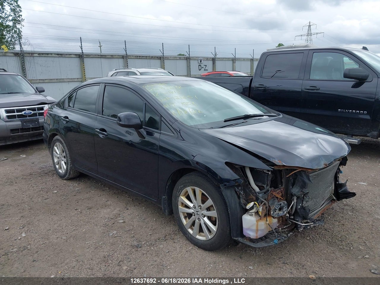 2HGFB2F99CH121651 · 2012 HONDA CIVIC EXL