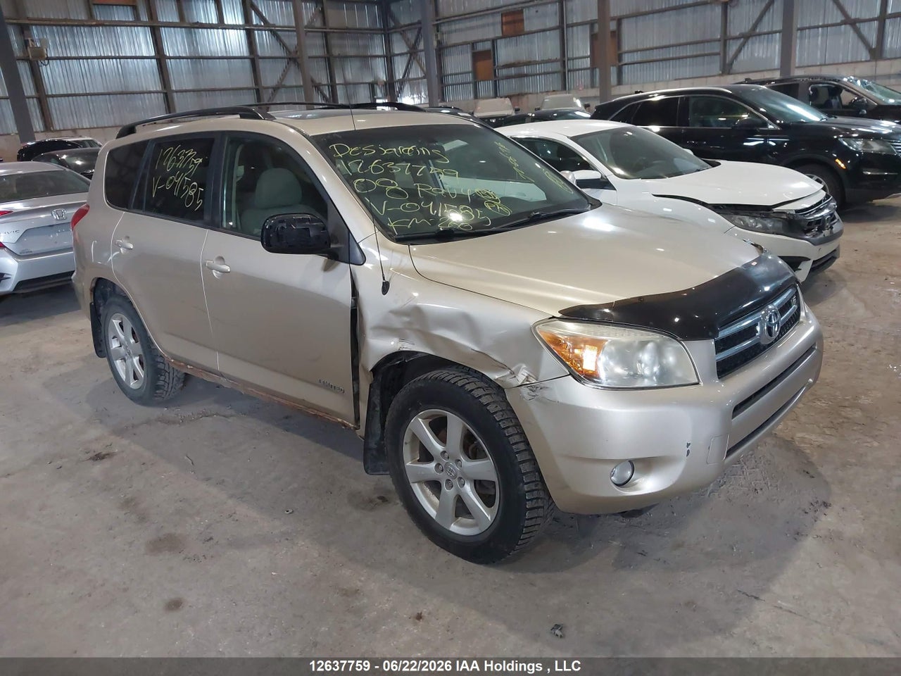 JTMBK31V586041585 · 2008 TOYOTA RAV4 LIMITED