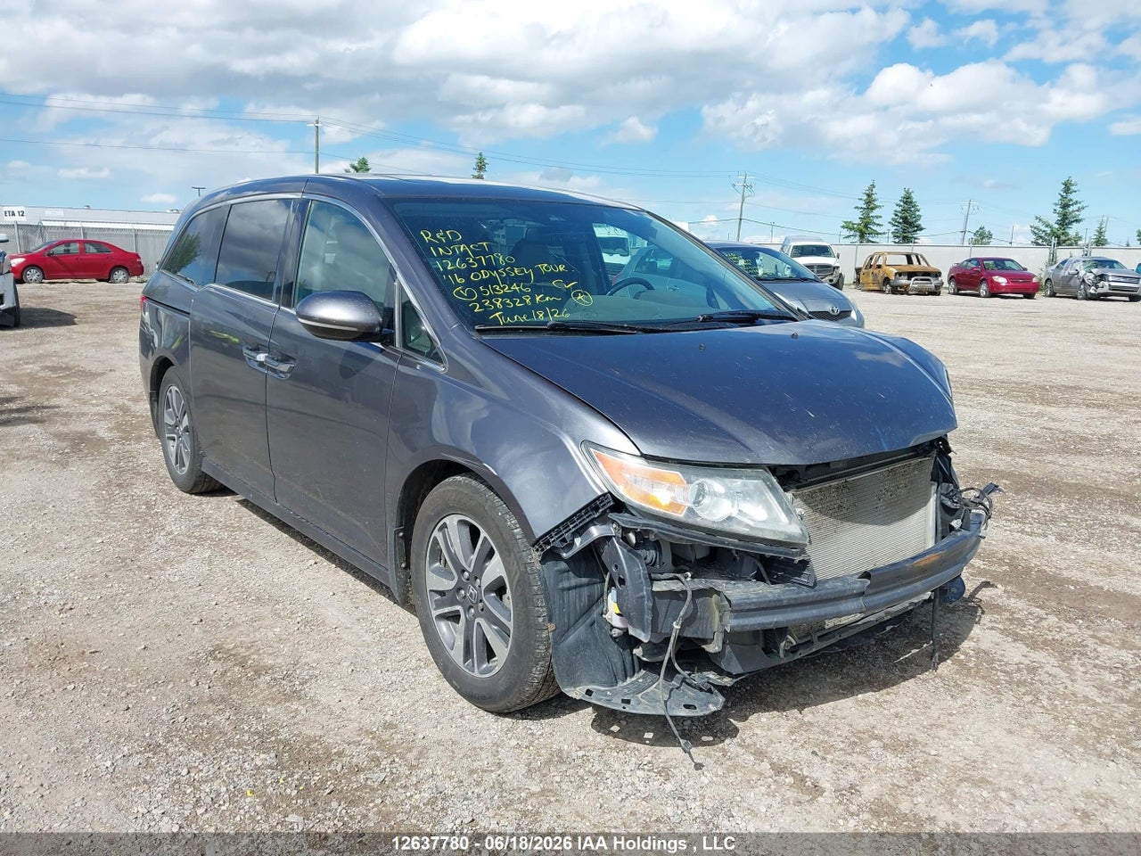 5FNRL5H96GB513246 · 2016 HONDA ODYSSEY TOURING/TOURING ELITE