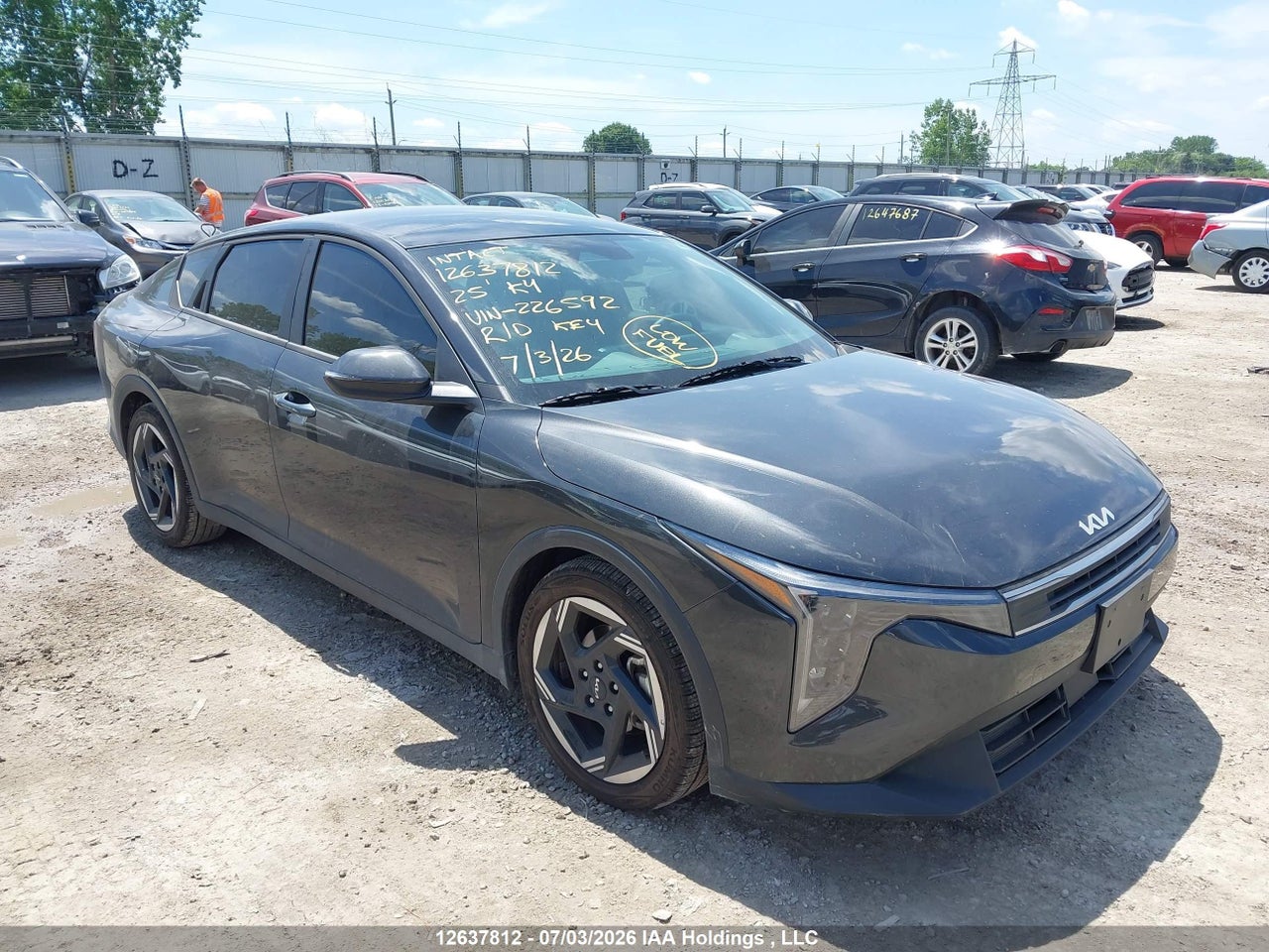 3KPFU4DE9SE226592 · 2025 KIA K4 EX/EX+