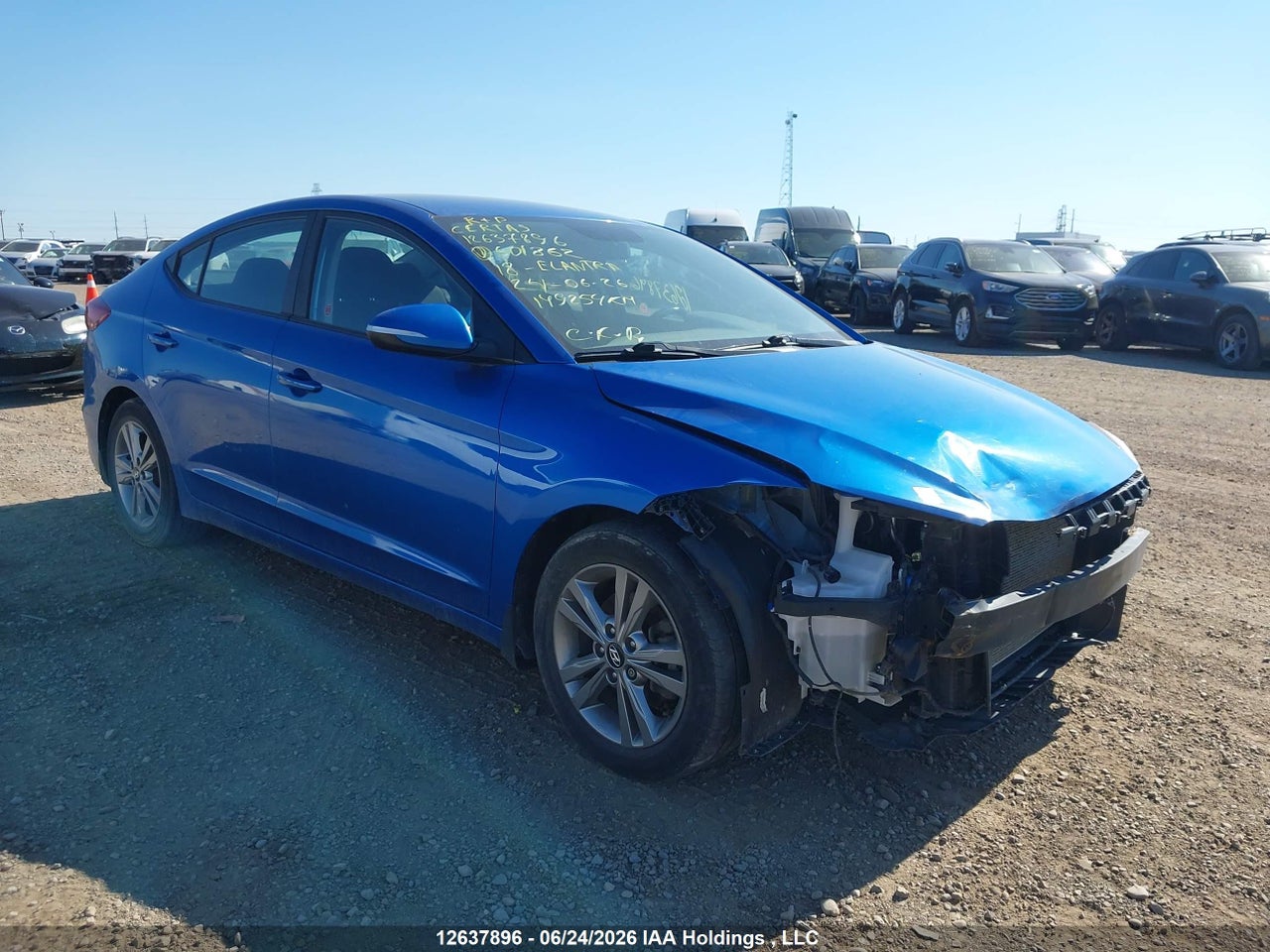 KMHD84LF1JU601862 · 2018 HYUNDAI ELANTRA GL