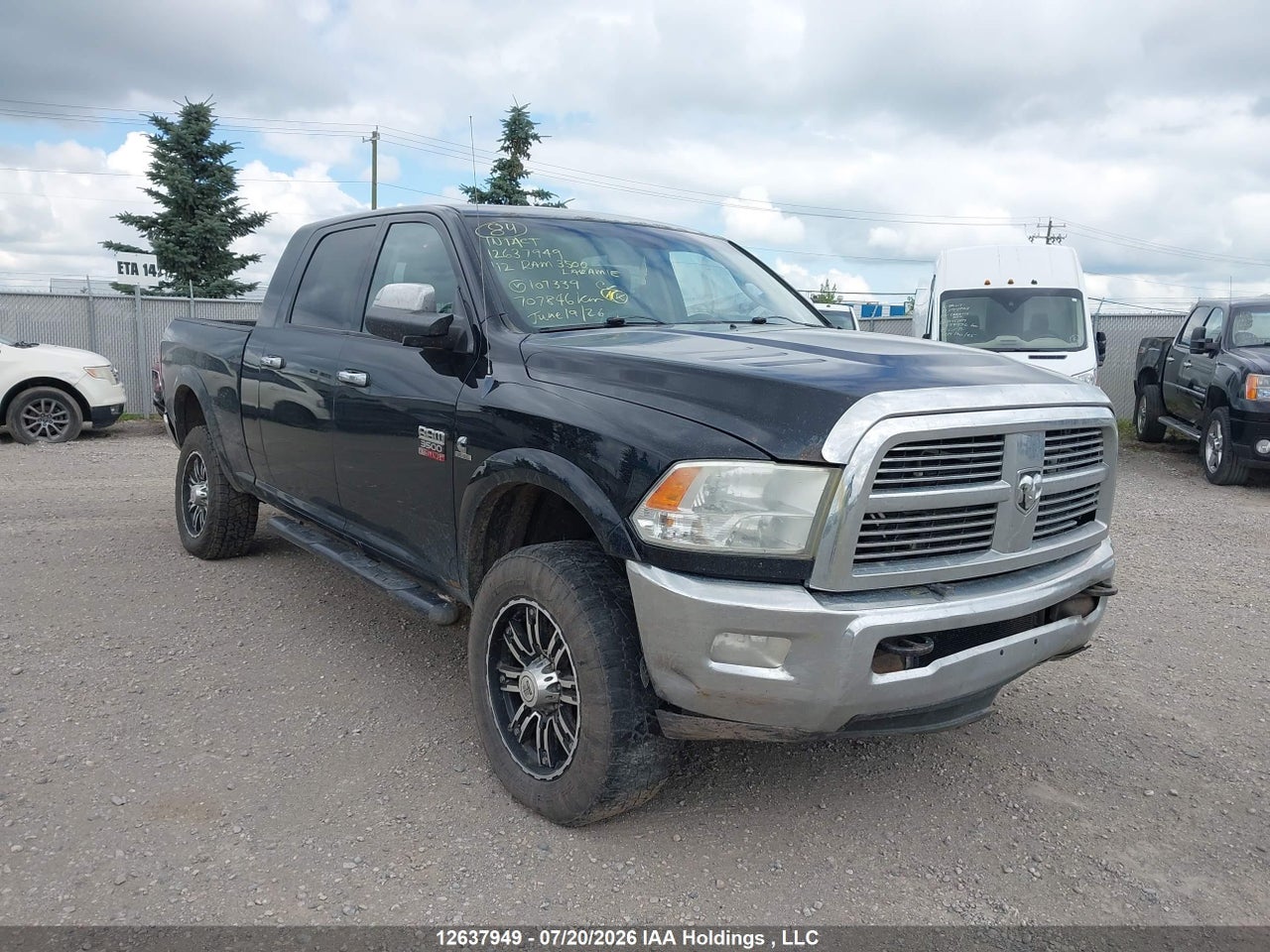 3C63D3ML4CG107339 · 2012 DODGE RAM 3500 LARAMIE