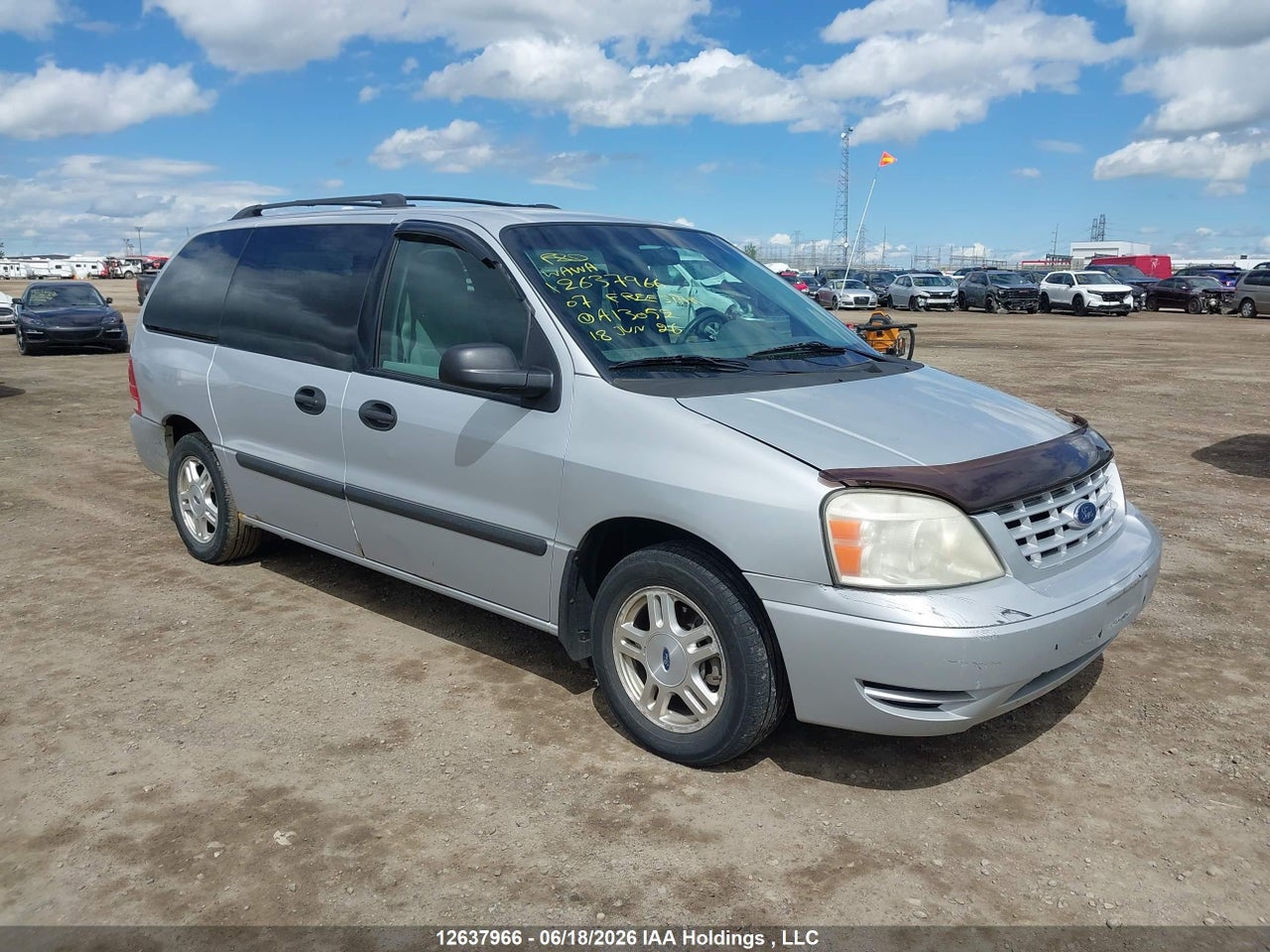 2FMZA55257BA13052 · 2007 FORD FREESTAR SE